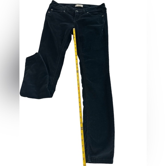 Free People Black Corduroy Skinny Jeans - Size 28 - Picture 3 of 5